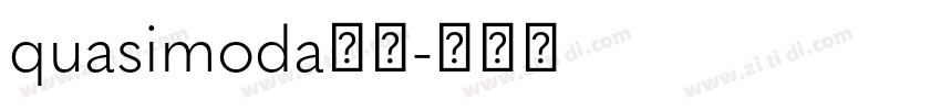 quasimoda字体字体转换