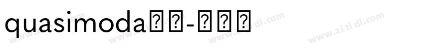 quasimoda字体字体转换
