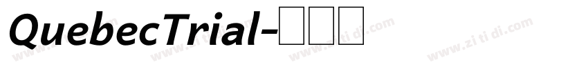 QuebecTrial字体转换