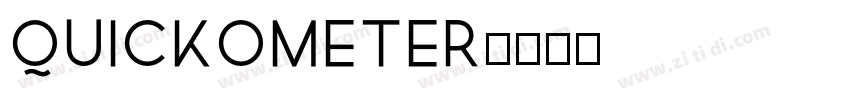 Quickometer字体转换