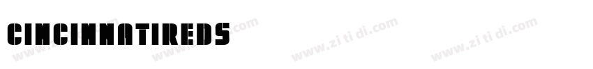 CincinnatiReds字体转换