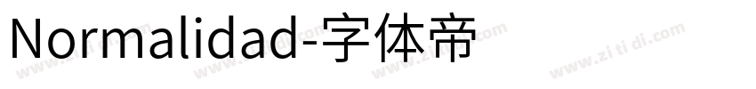 Normalidad字体转换