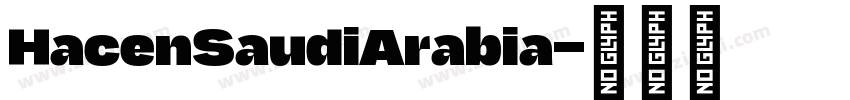 HacenSaudiArabia字体转换