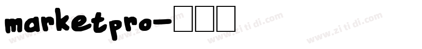 marketpro字体转换
