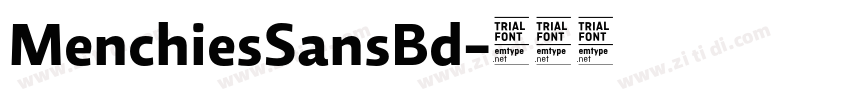 MenchiesSansBd字体转换