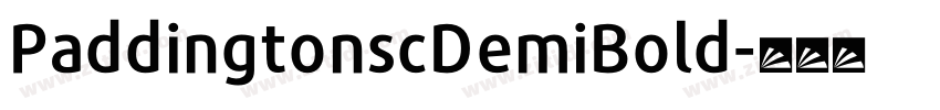 PaddingtonscDemiBold字体转换