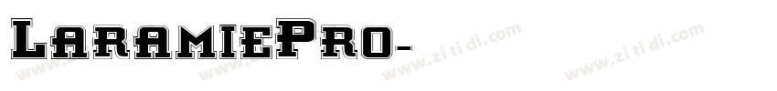 LaramiePro字体转换