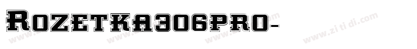 Rozetka306pro字体转换