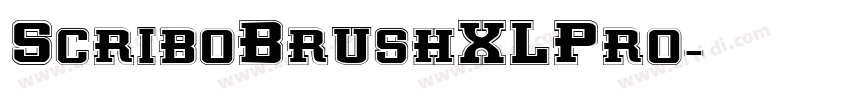 ScriboBrushXLPro字体转换