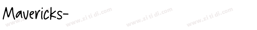 Mavericks字体转换