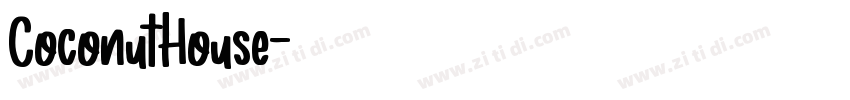 CoconutHouse字体转换