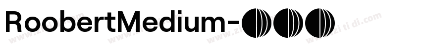 RoobertMedium字体转换