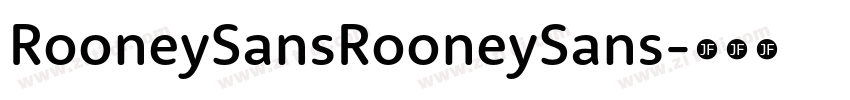 RooneySansRooneySans字体转换