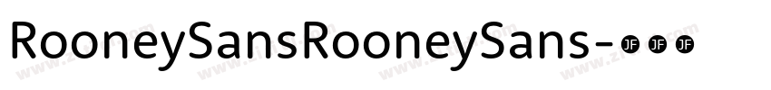 RooneySansRooneySans字体转换