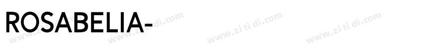rosabelia字体转换