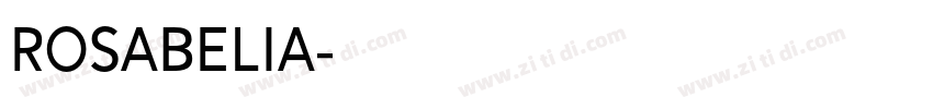 rosabelia字体转换