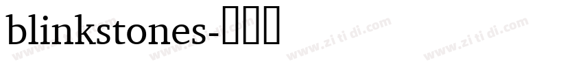 blinkstones字体转换