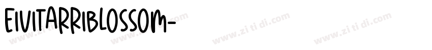 EivitarriBlossom字体转换