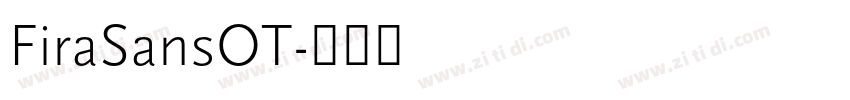 FiraSansOT字体转换