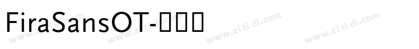 FiraSansOT字体转换