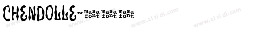 chendolle字体转换