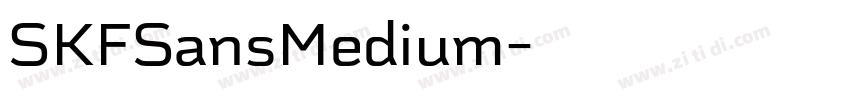 SKFSansMedium字体转换