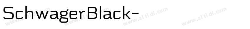 SchwagerBlack字体转换