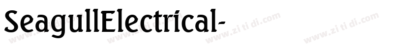 SeagullElectrical字体转换