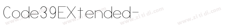 Code39EXtended字体转换