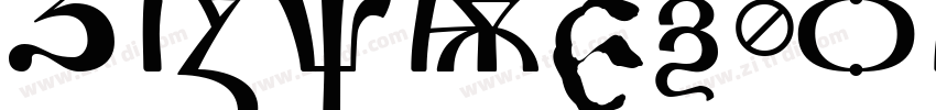 SimplexBold字体转换