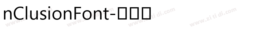 nClusionFont字体转换