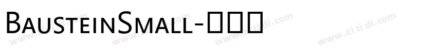 BausteinSmall字体转换