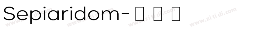 Sepiaridom字体转换