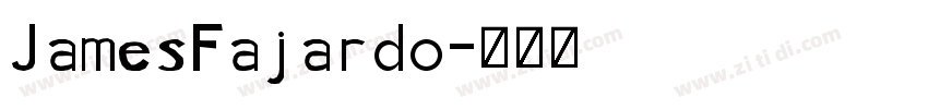JamesFajardo字体转换