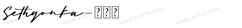 Sethyonka字体转换