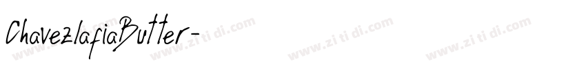 ChavezlafiaButter字体转换