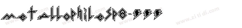 MetallophileSp8字体转换