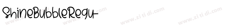 ShineBubbleRegu字体转换