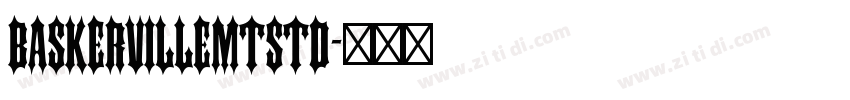 BaskervilleMTStd字体转换