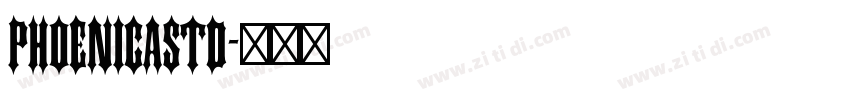 PhoenicaStd字体转换
