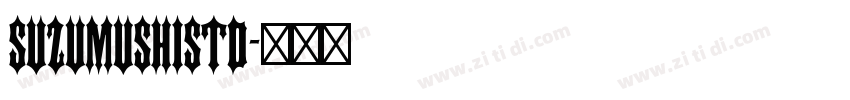 SuzumushiStd字体转换