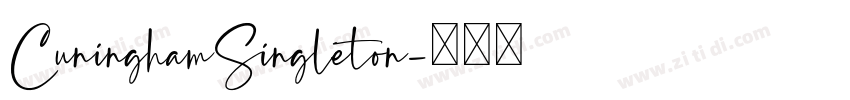 CuninghamSingleton字体转换