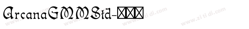 ArcanaGMMStd字体转换