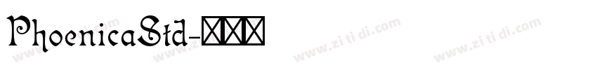 PhoenicaStd字体转换