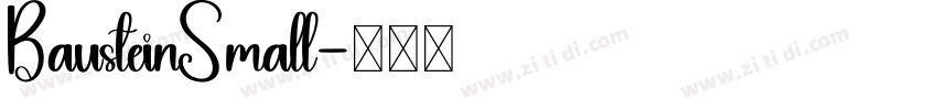 BausteinSmall字体转换 BausteinSmall字体转换