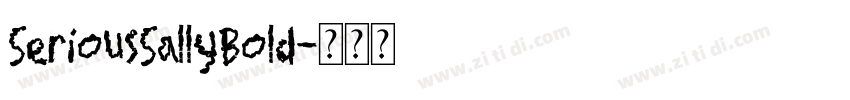 SeriousSallyBold字体转换