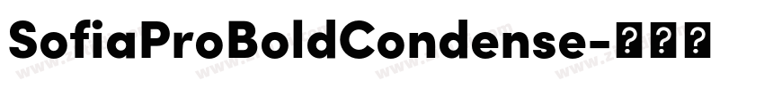 SofiaProBoldCondense字体转换