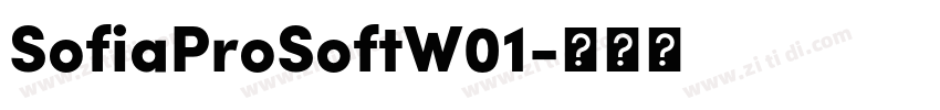 SofiaProSoftW01字体转换