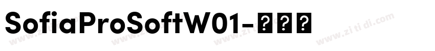 SofiaProSoftW01字体转换