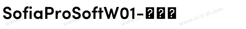 SofiaProSoftW01字体转换